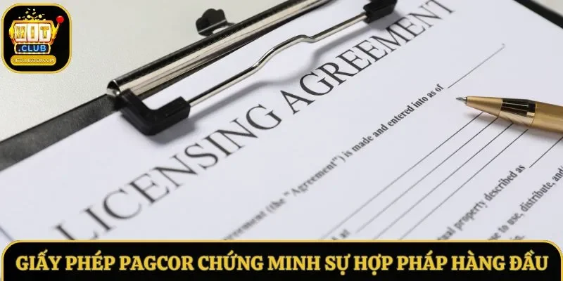 Giấy phép PAGCOR chứng minh sự hợp pháp hàng đầu
