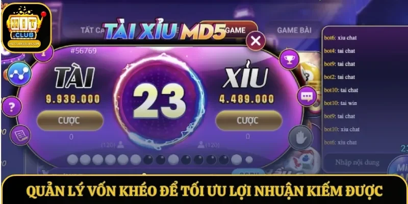 Quản lý vốn khéo để tối ưu lợi nhuận kiếm được